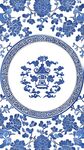 青花瓷盘图案