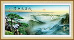 巨幅山水画