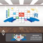公司企业职员工团队风采墙照片墙