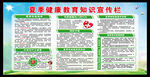 夏季健康教育知识宣传栏