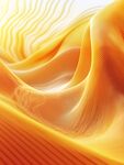 金黄流动纹理抽象艺术图