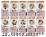 中国古代十大史学家海报展板宣传