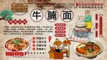牛腩面背景墙