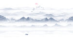 水墨山水画