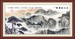 迎客松国画