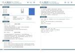 个人简历页面展示