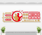 四有好老师文化墙
