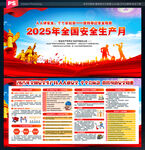 2025安全月展板
