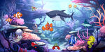 卡通海底生物