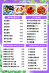 糖水冰粉菜单价目表