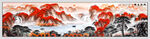 流水生财国画山水