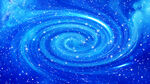 梦幻蓝色星空漩涡