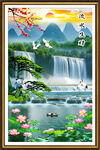 玄关山水画