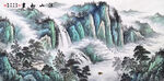 山水画中堂画风景画