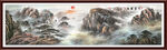 国画山水锦绣山河