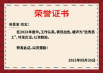 荣誉证书展示