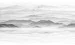 水墨山