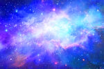 梦幻绚丽的璀璨星空