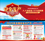 2025年全国安全生产月展板