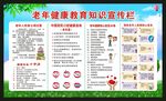 老年健康宣传周宣传栏