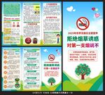 2025世界无烟日三折页