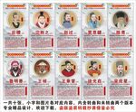 古代十大农学家海报展板挂画宣传