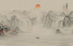 新中式意境山水画