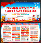 2025年全国安全月展板