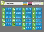 卫生间提示牌