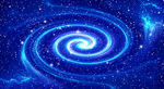 梦幻蓝色星空漩涡