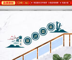 廉政楼梯文化墙
