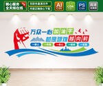 励志标语文化墙