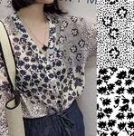 印花上衣搭配及图案展示