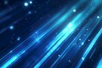 梦幻蓝色光线宇宙背景图