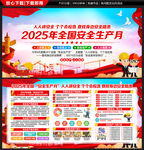 2025年安全生产月展板
