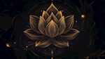 金色莲花神秘幻彩图案