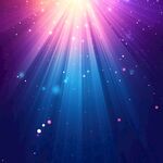 梦幻炫彩星空光线背景图