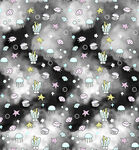 梦幻星空蛋糕图案背景