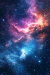 梦幻绚烂的星云宇宙图景
