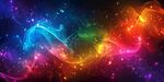 梦幻炫彩星空动感光线