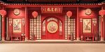 中式传统店铺喜庆场景