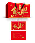 熊胆粉彩盒