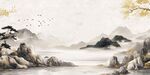 水墨山水意境图