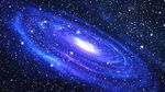 蓝色星空宇宙星系