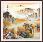 国画山水国画