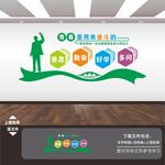 学校园励志标语文化墙