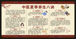 夏季中医养生知识宣传栏