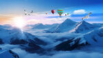 冰山雪山