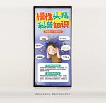 慢性头疼科普知识海报