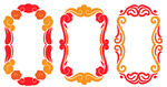 中国风祥云边框